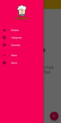 Daily Recipes android App screenshot 0